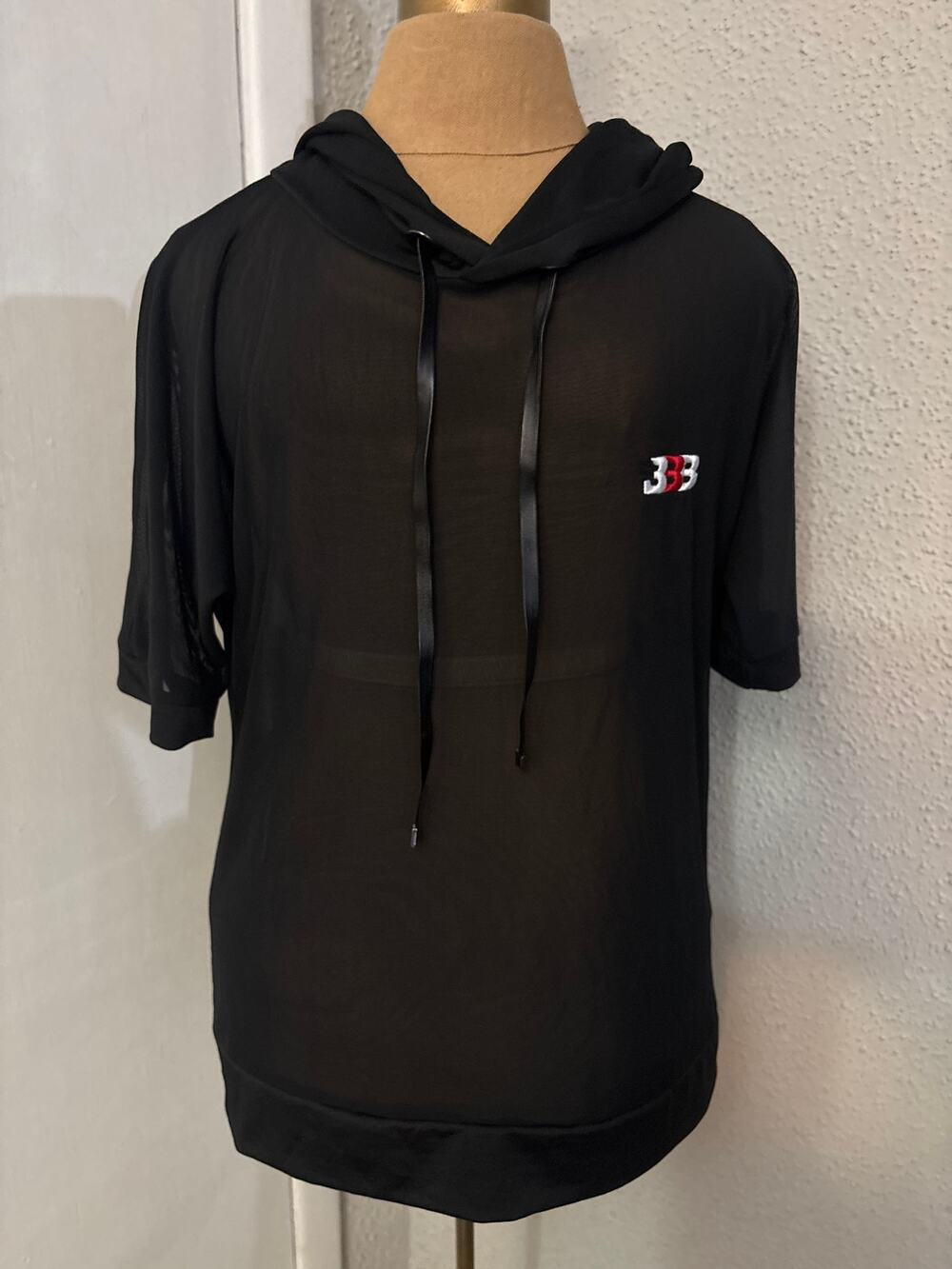 Lady BBB Big Baller Brand Short Sleeve Hoodie Top L Streetwear Casual Basketball